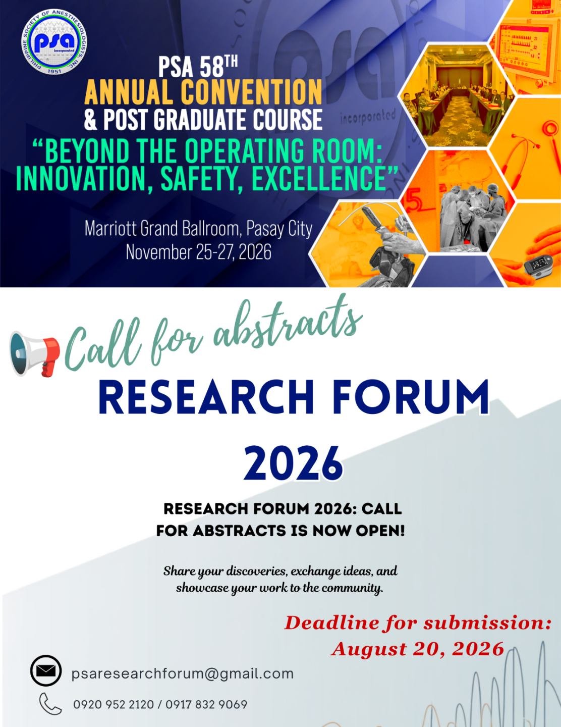 PSA Research Forum 2026 - Call for Abstracts