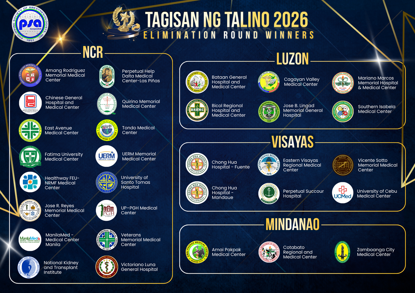 PSA Tagisan ng Talino 2026 Finalists